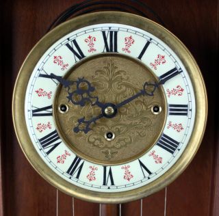 German Gustav Becker 3 Weight Grand Sonnerie Vienna Regulator Clock Movement Set 2