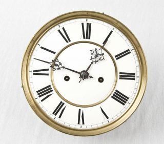 2 Weight Vienna Regulator Clock Movement & Dial @ 1885 Lenzkirch