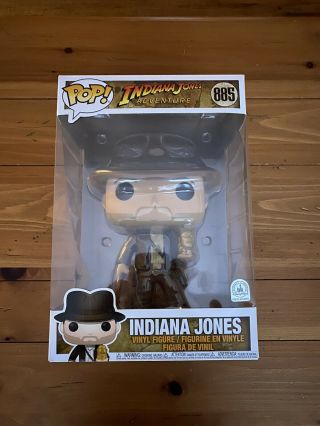 Funko Pop 10 Inch Indiana Jones 885 (disney Parks Exclusive)
