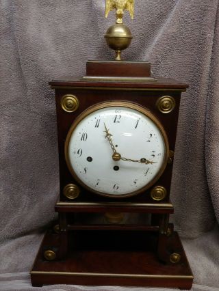 Austrian " Grand Sonnerie " Mantel Clock By Joseph Minutti Of Muncben.