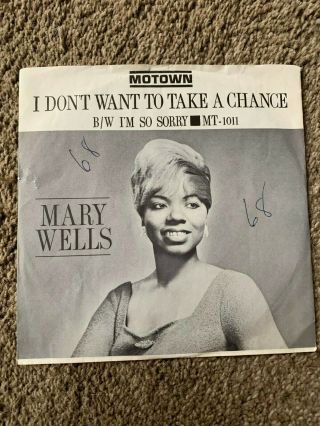 Motown 45 - W Ps Mary Wells " I Don 