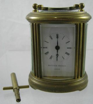 Matthew Norman - Swiss Made - Miniature Oval Carriage Clock - Spares Repair