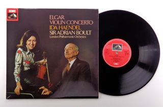 Asd 3598 - Elgar Violin Concerto - Ida Haendel - Boult Lpo - Ed1 B/w Emi - Uk Nm