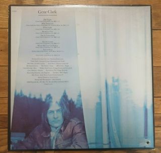 Gene Clark - White Light A&M SP - 4292 White Label Promo Vinyl LP 2