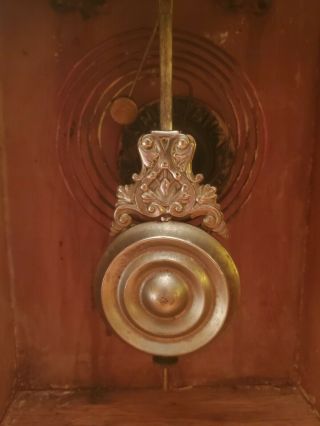 Antique Ansonia Brass Mantle Clock 3