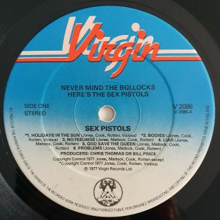 Sex Pistols - Never Mind The Bollocks Here ' s The Sex Pistols 1977 UK Pressing 3