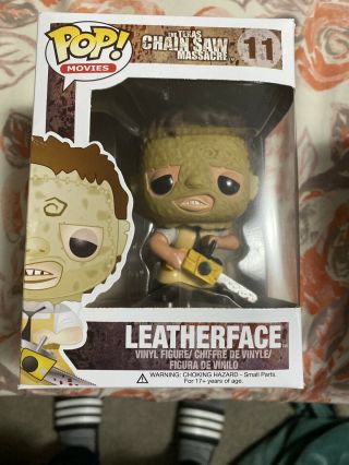 Funko Pop (the Texas Chainsaw Massacre) Leatherface 11.  Valuted.  Never Opened