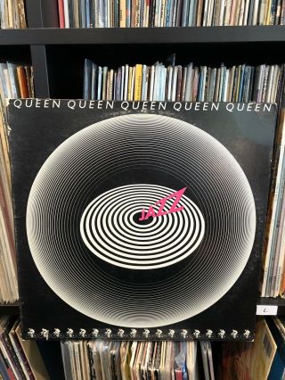 Queen Lp Jazz - 1978 Vinyl Record Album With Poster Bicycle Insert