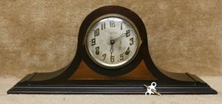 Antique Ingraham Mantle Clock,  Duplex Hera - 1872,  8 Day Clock,  With Key,  Vintage