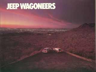 1987 Jeep Wagoneers Sales Brochure -