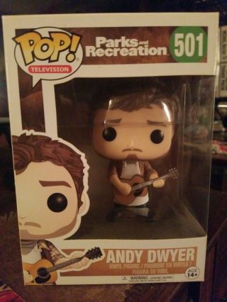 Funko Pop Vaulted Andy Dwyer Parks And Recreation 501