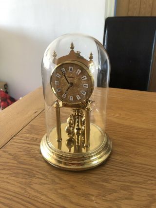 Vintage German Anniversary Mantle Clock With Mechanical Movement