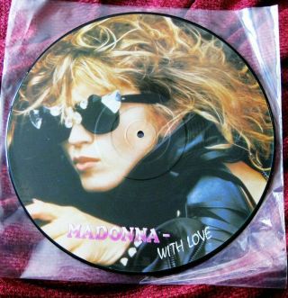 Madonna Virgin Tour Bruce Springsteen Interview 2 Vinyl Picture Disc Promo Lp