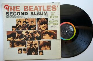 The Beatles " Second Album " Vinyl Lp In Shrink Mono