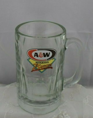 Vintage A & W 75 Years Root Beer Mug