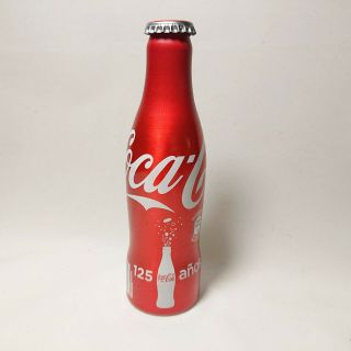 2007 Coca Cola 125 Years Anniversary Edition Empty Aluminum Bottle 250ml