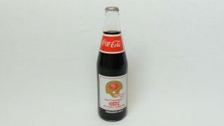 San Francisco 49ers 1984 World Champions Bowl Xix Coke Bottle