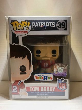 Funko Pop Tom Brady Throwback Jersey Nfl 39 Toys R Us Exclusive