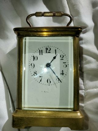 Vintage Duverdrey & Bloquel Carriage Clock With No Key.