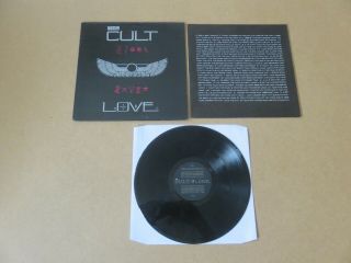 The Cult Love Beggars Banquet 1987 Embossed Uk 1st Pressing Vinyl Lp Bega80