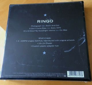 RINGO STARR 2013 Ltd Ed RSD 3 X 7 