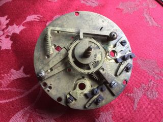 Strike Work Motion Work And Front Plate French Clock Movement For Spares