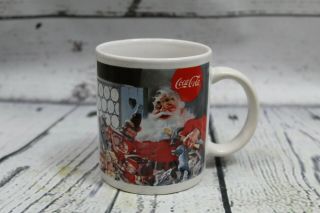 Coca Cola Coke Santa Clause Christmas Holiday 1997 Coffee Or Tea Mug Cup