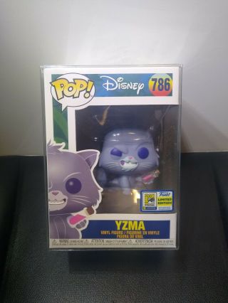 Funko Pop Sdcc 2020 Comic Con Disney Yzma As Cat With Official Sticker