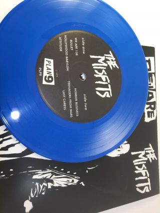 Misfits - 7” Vinyl Unofficial Fan Club - Beware Blue Vinyl,  One