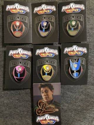 Power Rangers Spd Set Of 7 Enamel Pins