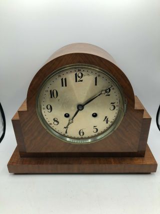 German Gustav Becker Art Deco Mantel Clock Table Clock Or Restoration