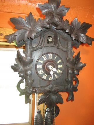 Circa 1900 American Cuckoo Clock By John Wanamaker Phila.