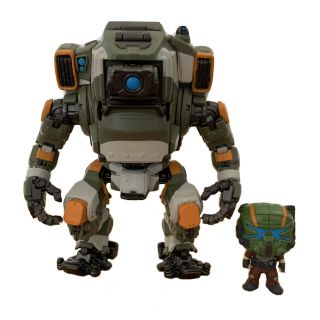 Funko Pop 6” - Titanfall 2 - Jack And Bt 132 - Vaulted - Retired - Oob - Loose