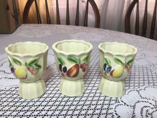 3 Pc Royal Sealy Egg Cups Made In Japan