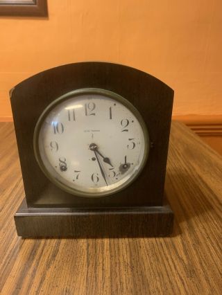 Vintage Seth Thomas 8 Day Pendulum Chime Mantel Clock No Key