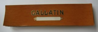 Of 100 Old Vintage - Gallatin - Cigar Box Labels - Strip