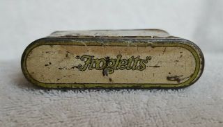 Antique Advertising Tin UTICA,  NY Froglett ' s Cough Tablets 3