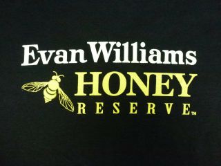 Womens Medium Evan Williams Honey Reserve T Shirt Black Bourbon Whiskey M