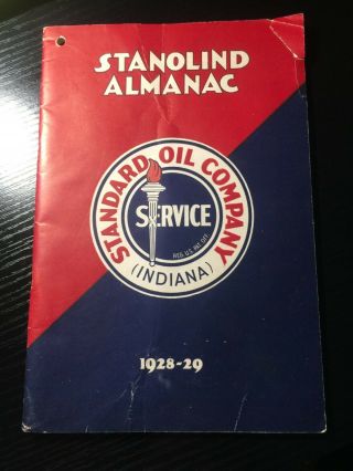 Standard Oil Company Almanac 1928 - 29.  Indiana