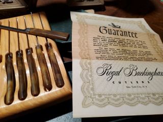Vintage Royal Buckingham 6 - Pc.  Knife Set