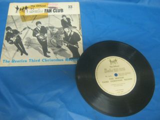 Record 7” Flexi The Official Beatles Fan Club The Beatles Third Christmas 457