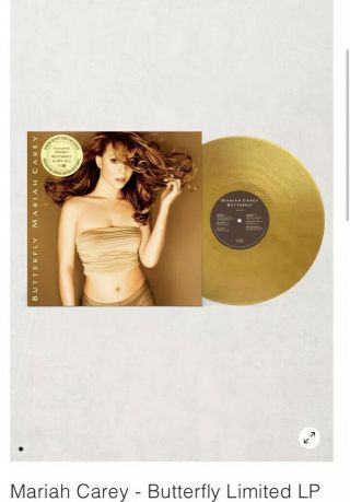 Mariah Carey Butterfly Ltd LP Gold Urban Outfitters 2