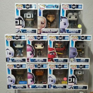 Funko Pop Movies: Ready Player One Set (10 Pc Set) And Valerian.
