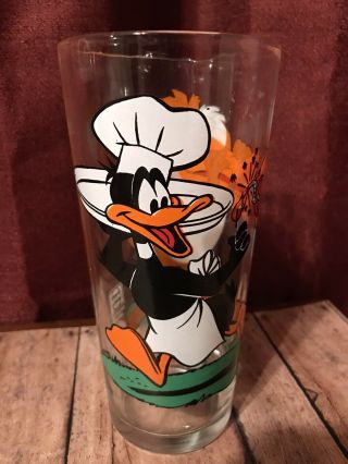 Vintage 1976 Pepsi Glass Looney Tunes Warner Bros Tasmanian Devil Daffy Duck