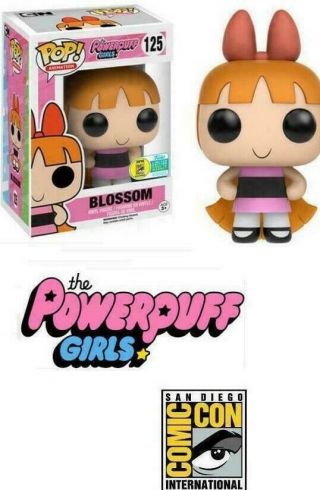 Sdcc 2016 Funko Pop The Powerpuff Girl Blossom First To Market San Diego Comic