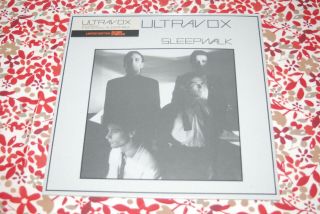 Ultravox - Sleepwalk 12 " Limited Clear Vinyl Rsd2020 Rsd20 S/s Midge Ure
