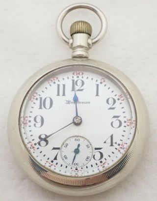 Antique 18s Illinois Grade 59 15j Silverode Pocket Watch