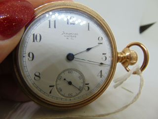 Antique 1889 American Waltham W.  Co.  Pocket Watch