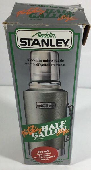 Stanley Stainless Steel Thermos Vintage Aladdin Half Gallon Made In Usa A945dh