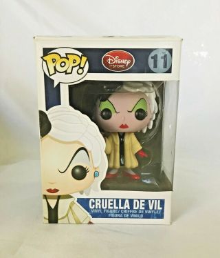 Funko Pop Disney Store 101 Dalmatians Cruella De Vil 11 Series 1 Vaulted Vhtf